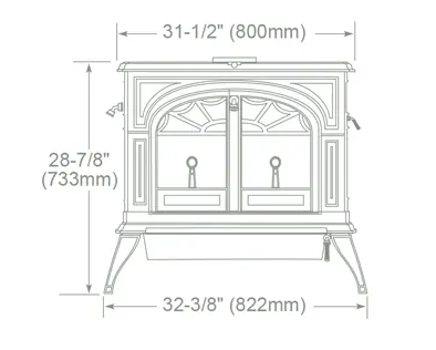 Vermont Castings Defiant Wood Stove